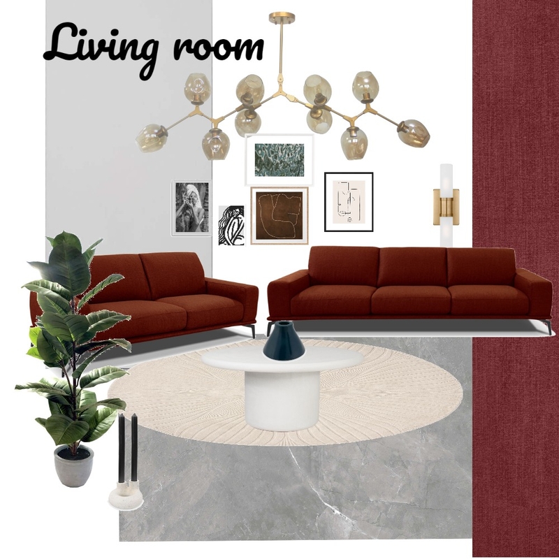Гостиная Mood Board by Yanina Kovalskaya on Style Sourcebook