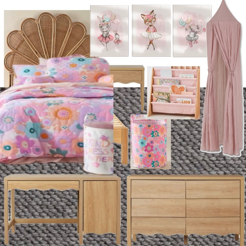 Roses bedroom option 2 Mood Board by Seztoots on Style Sourcebook
