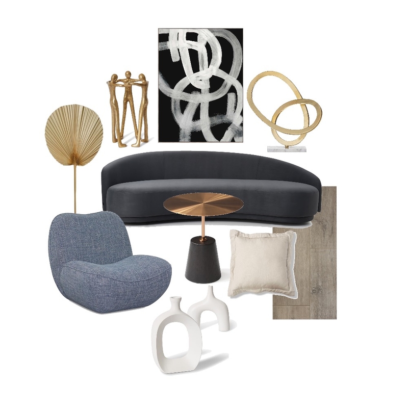 Modern Luxe living Mood Board by Stella George Design on Style Sourcebook