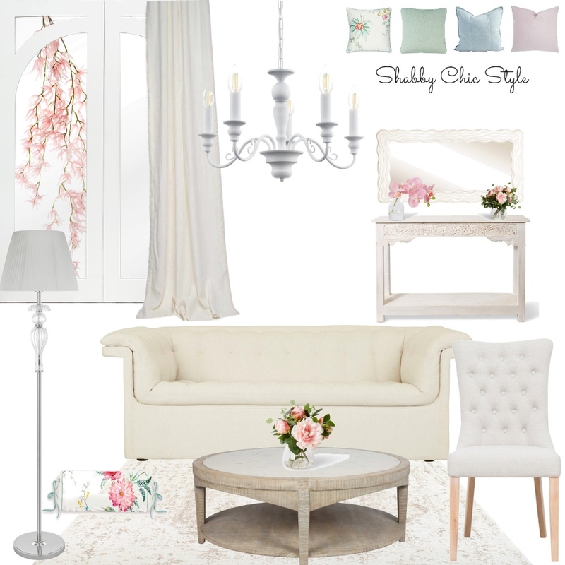 shabby chic style Mood Board by fafazri on Style Sourcebook