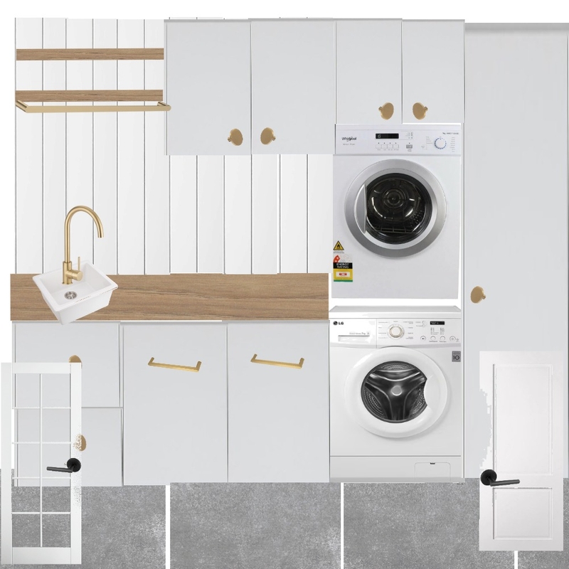 Laundry Mood Board by tess_lyons@hotmail.com on Style Sourcebook