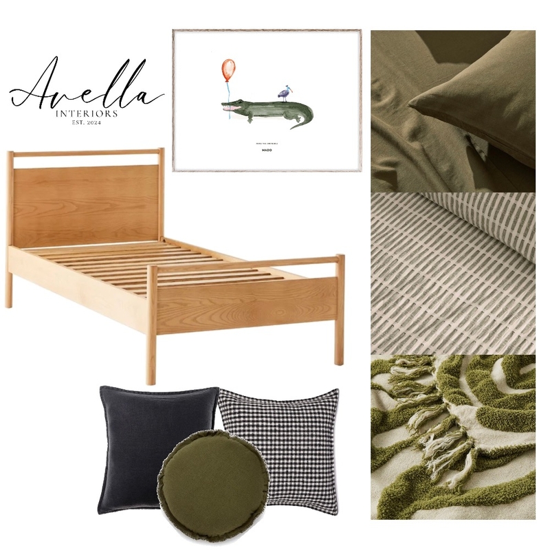 Boy’s Room - Crocodile Mood Board by Avella Interiors on Style Sourcebook