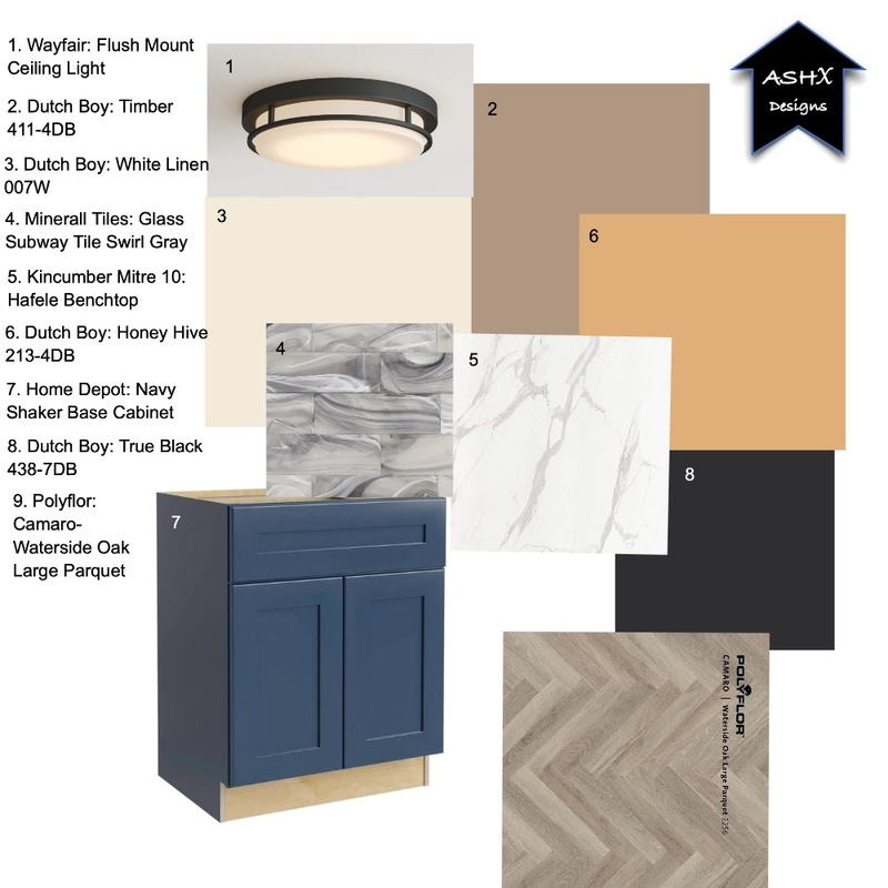 Kitchen Sample Mood Board by Ash on Style Sourcebook