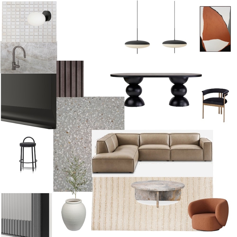 Lounge leather v2 dark Mood Board by JessSib on Style Sourcebook