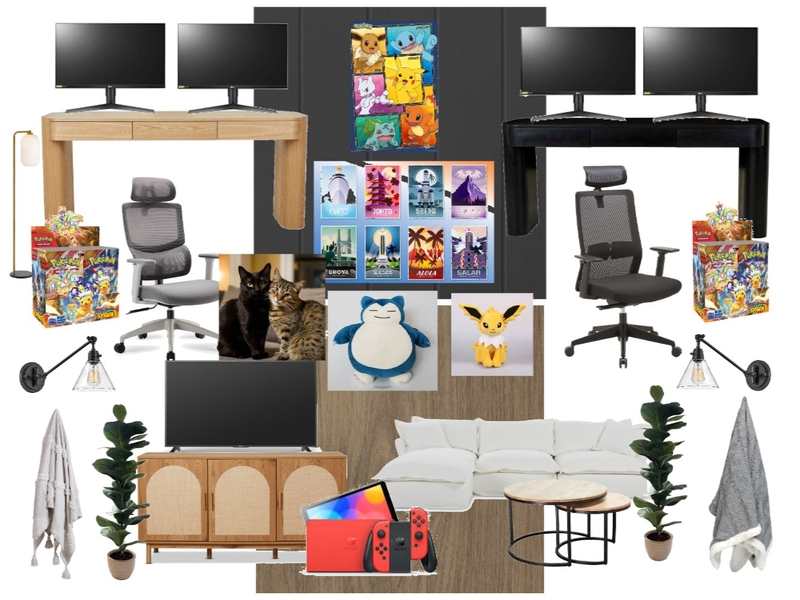 gaming room Mood Board by h :) on Style Sourcebook