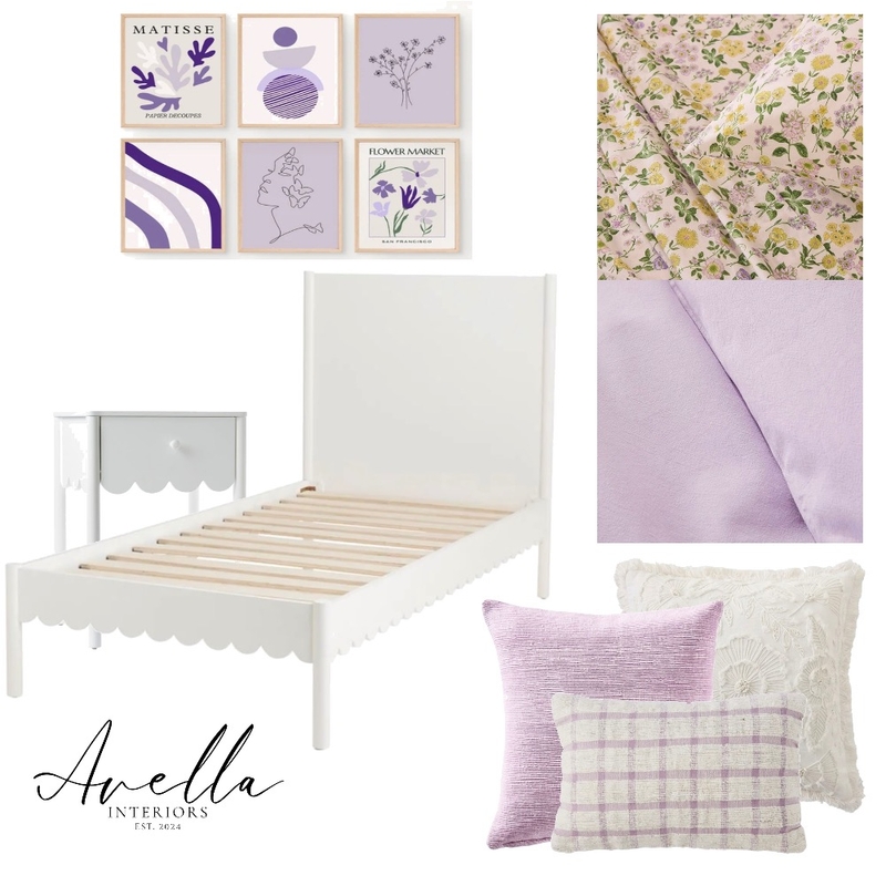 Girl’s Room - floral Mood Board by Avella Interiors on Style Sourcebook