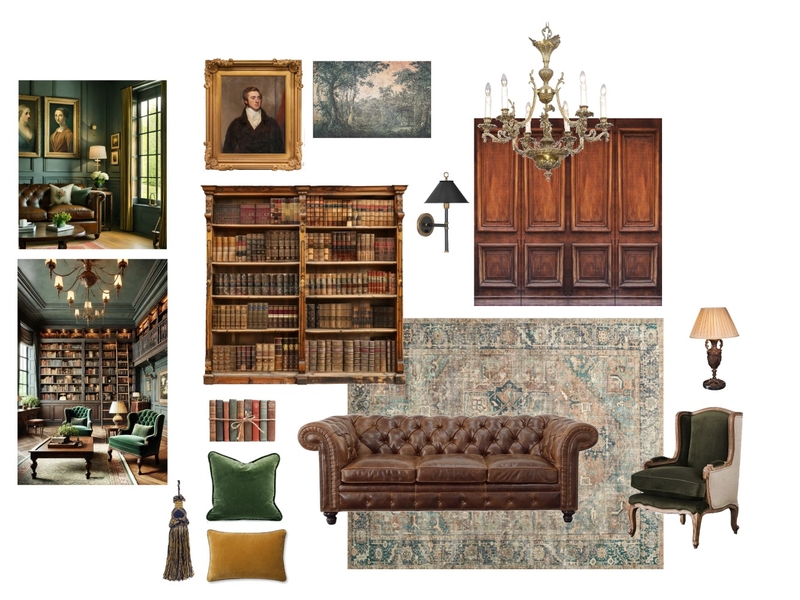 Traditional study Mood Board by tormillerdesign@mac.com on Style Sourcebook