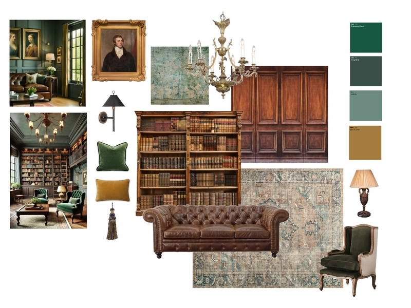 Traditional study Mood Board by tormillerdesign@mac.com on Style Sourcebook