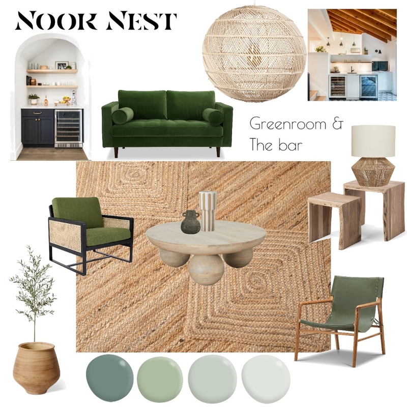Greenroom and The Bar Mood Board by Sonu on Style Sourcebook