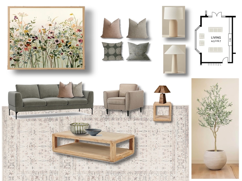 Hunters Hill - Lounge Revision 1. Mood Board by ONE CREATIVE on Style Sourcebook