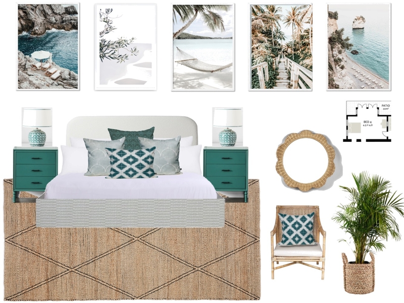 HUNTERS HILL - LG - Bed 4 Revision 1. Mood Board by ONE CREATIVE on Style Sourcebook