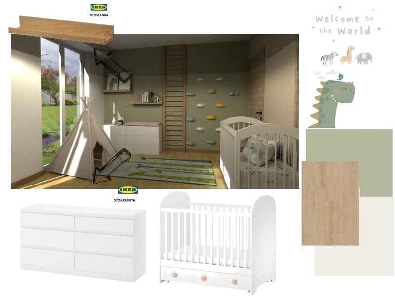 Baby room 2 Mood Board by M-R ARH Slavica on Style Sourcebook