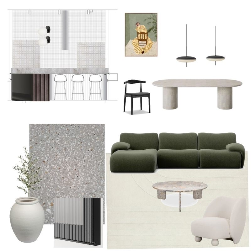 1977 sofa - green light Mood Board by JessSib on Style Sourcebook