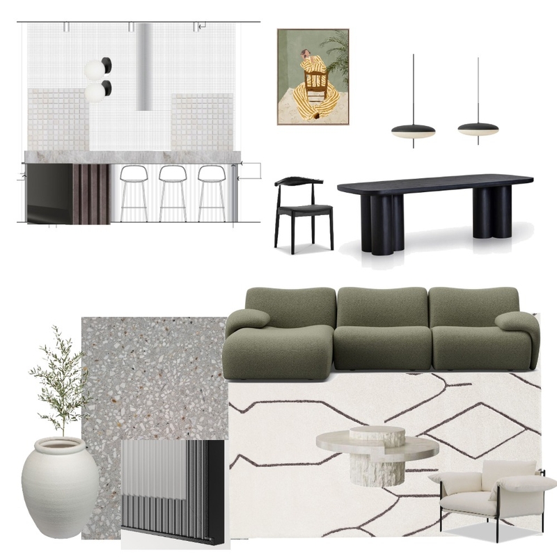 1977 sofa - light green dark Mood Board by JessSib on Style Sourcebook