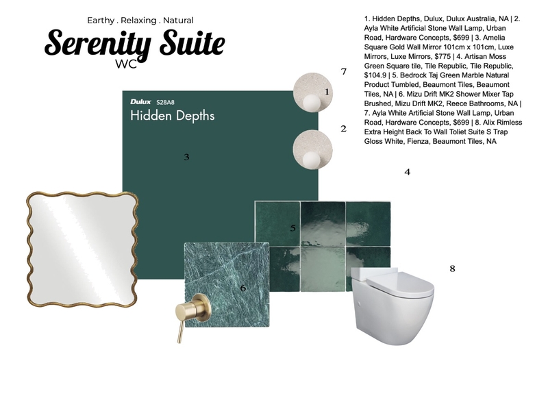 Serenity Suite Mood Board by BaileyWhite on Style Sourcebook