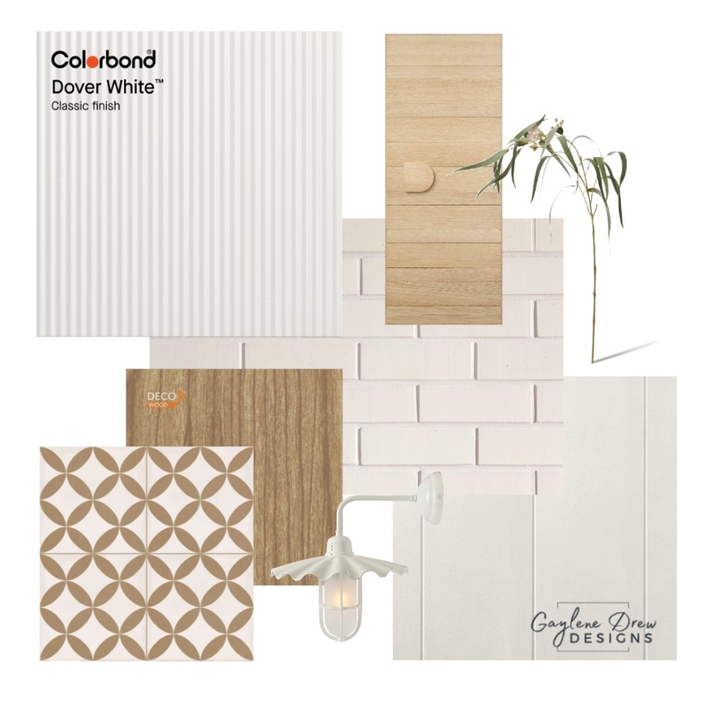 Coastal exterior facade Mood Board by Gaylene Drew Designs on Style Sourcebook