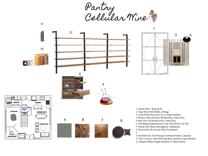 Pantry Cellular Wine Mood Board by Ohlala on Style Sourcebook