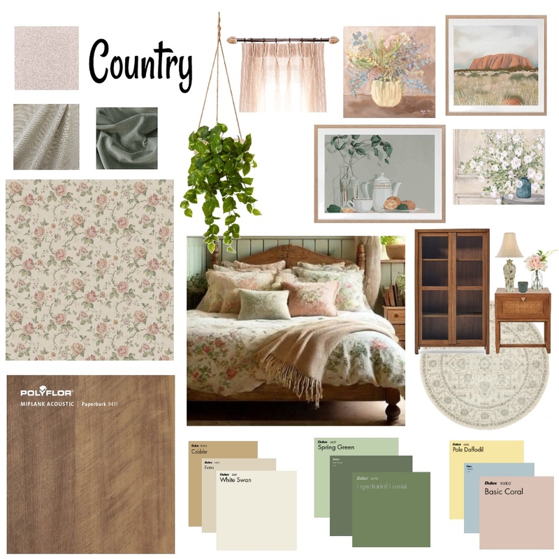 Country Room-Specific Mood Board Mood Board by chloeray31 on Style Sourcebook