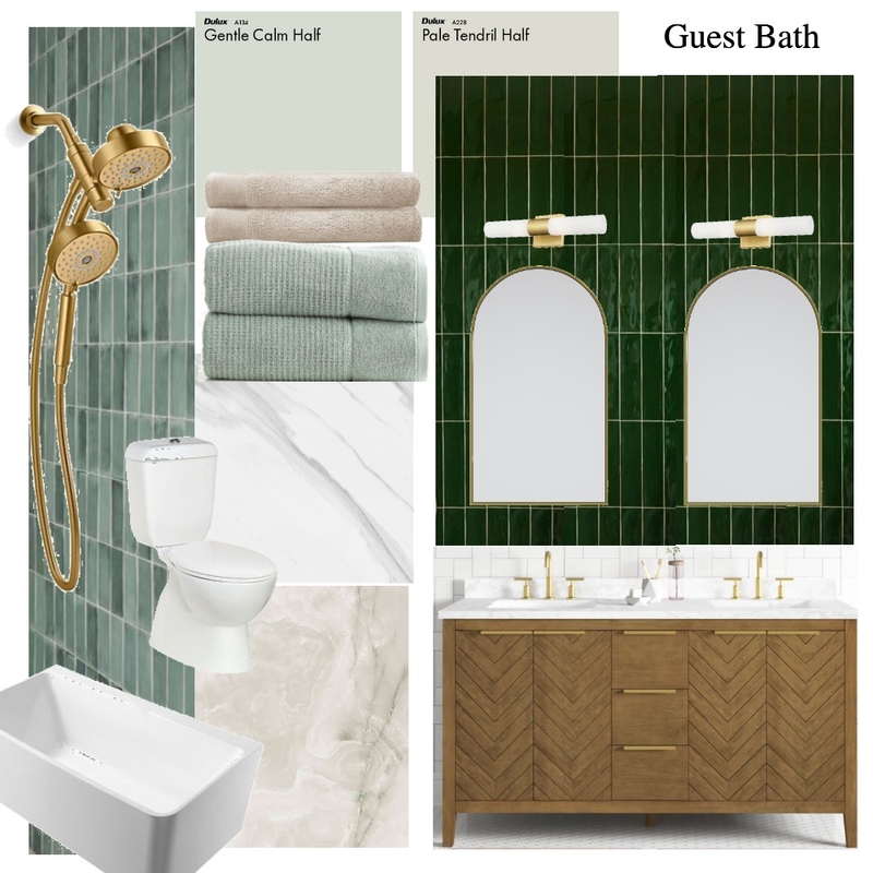 Guest Bath Mood Board by bhill250 on Style Sourcebook