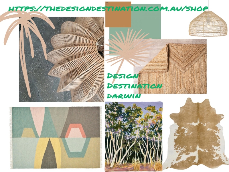 The Design Destination Darwin Mood Board by Lady Darwin Design on Style Sourcebook