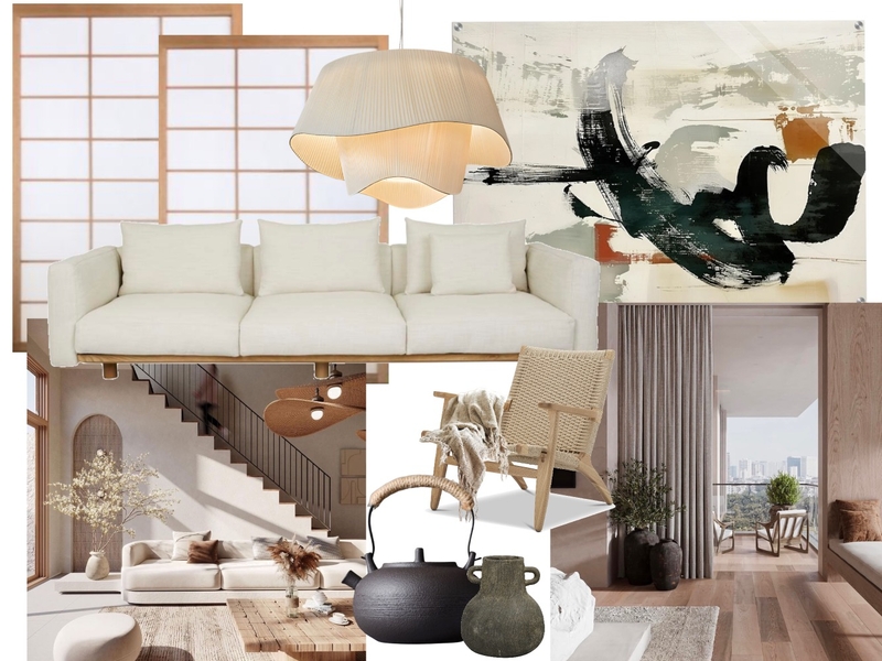 Japandi Mood Board by ashleighmarie on Style Sourcebook