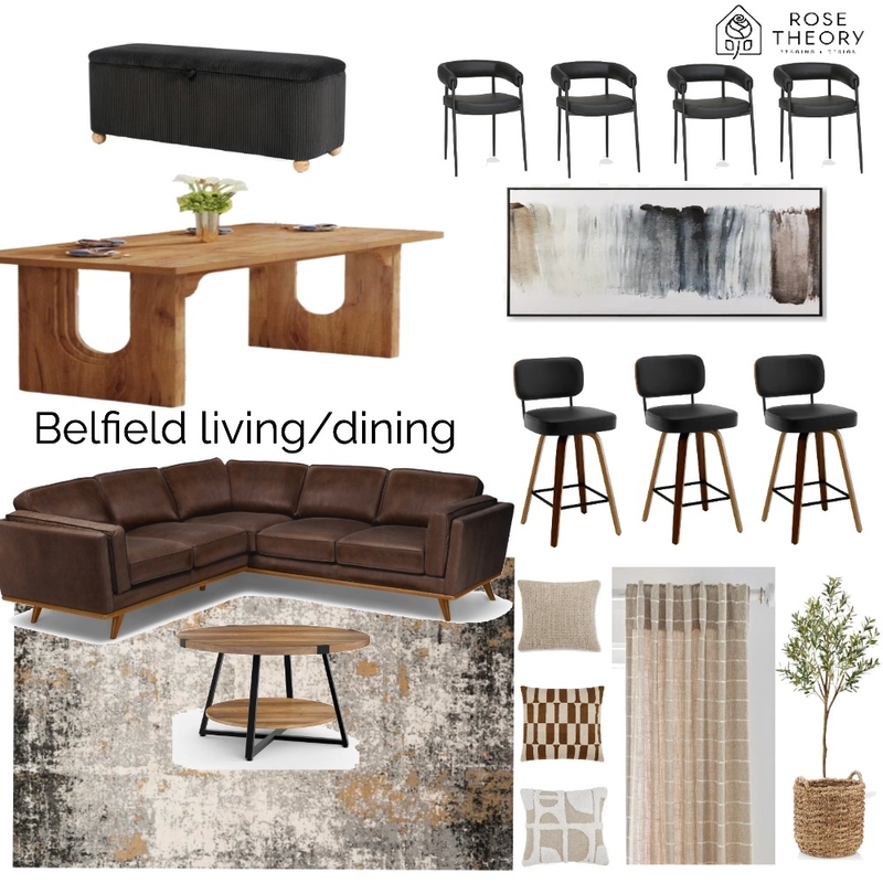 Belfield Living/Dining Mood Board by RoseTheory on Style Sourcebook