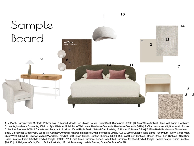 sample board Mood Board by BaileyWhite on Style Sourcebook