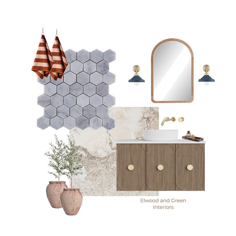 Bathroom Monday Mood Board by Elwood & Green Interiors on Style Sourcebook