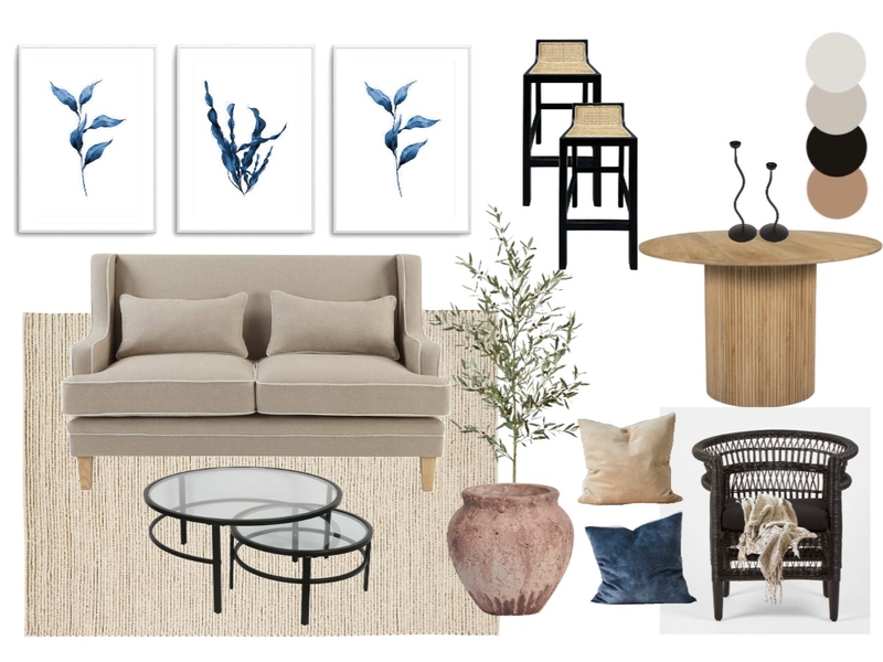 black Mood Board by unostagingco on Style Sourcebook