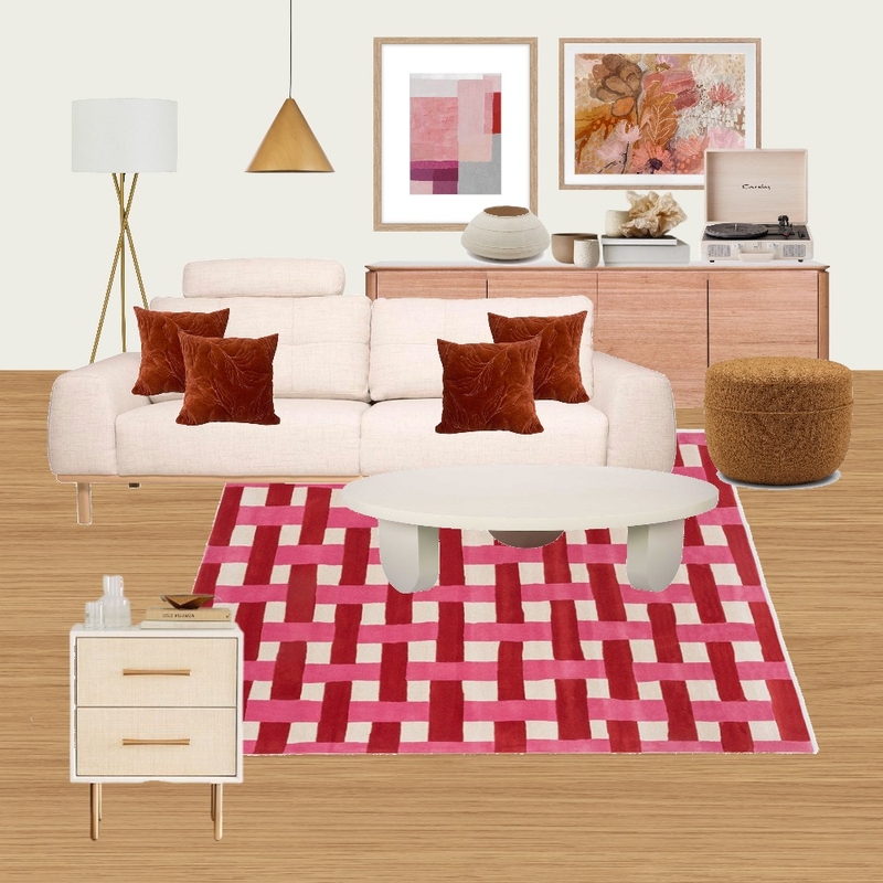 Harlequin – Sophie Robinson Basket Weave Coral/Rose 144102 Mood Board by Unitex Rugs on Style Sourcebook
