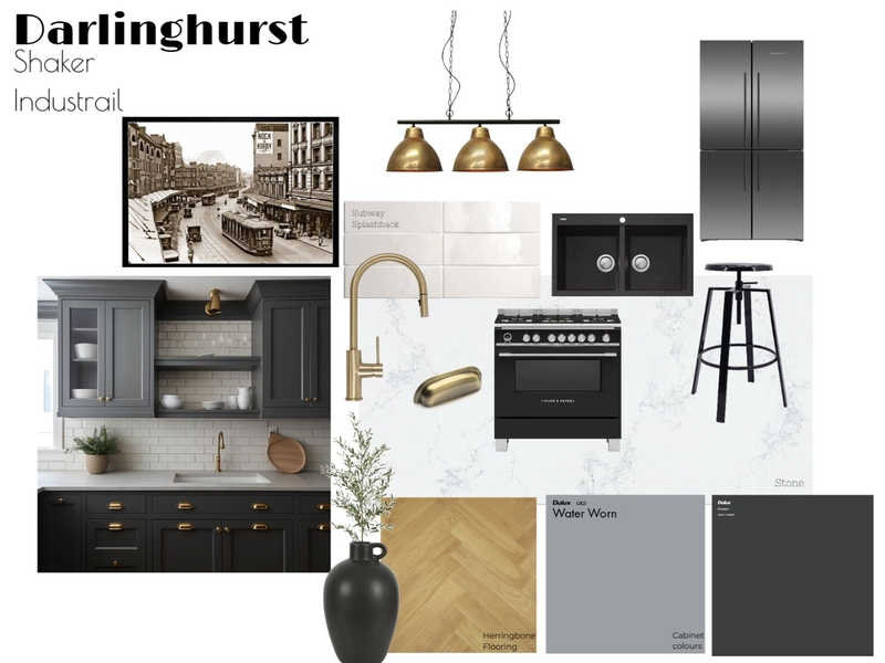 Nikola option 1 Shaker Industrial (New flooring) Mood Board by Rayan Hijazi on Style Sourcebook