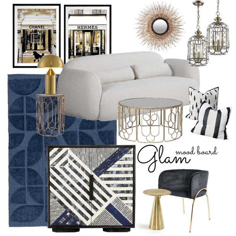 glam Mood Board by safoura on Style Sourcebook
