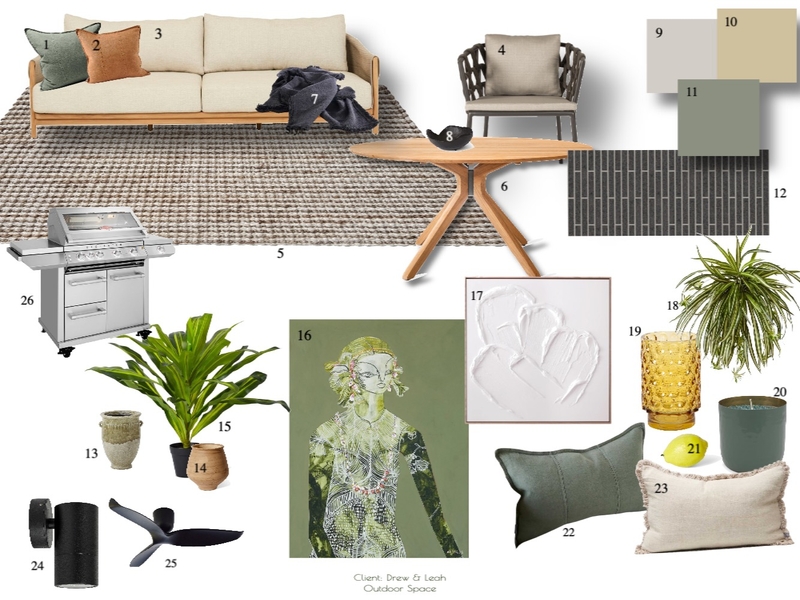 Drew & Lead - Outdoor Mood Board by Lyndsay Sloan on Style Sourcebook