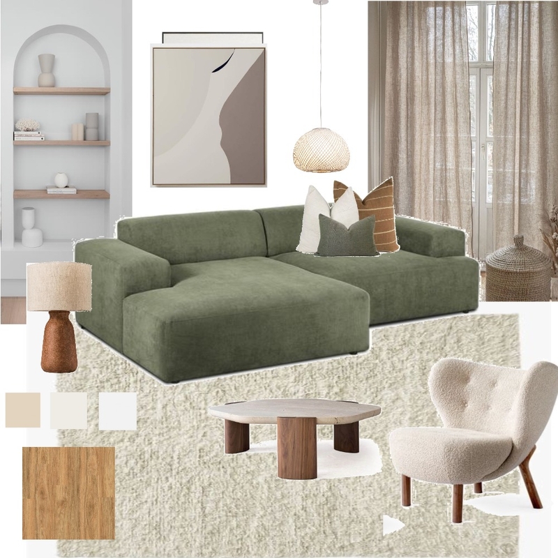 Earthy Living Room Mood Board by Gorana on Style Sourcebook