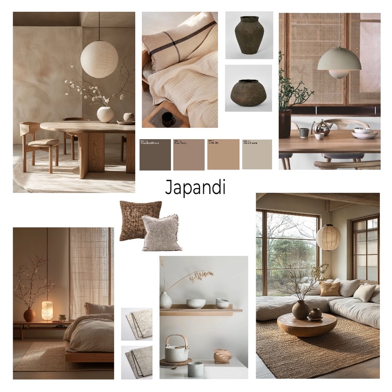 Japandi assignment 3 Mood Board by victoriahowe@hotmail.co.uk on Style Sourcebook