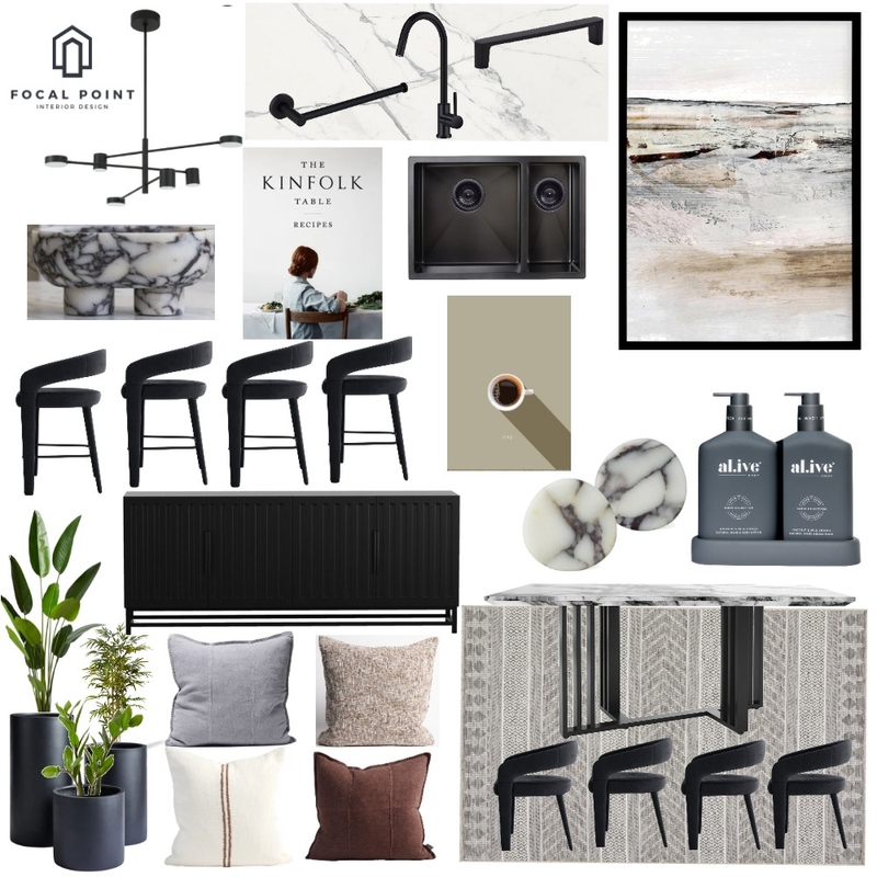Abstract Mood Board by Focal Point Interior Design on Style Sourcebook