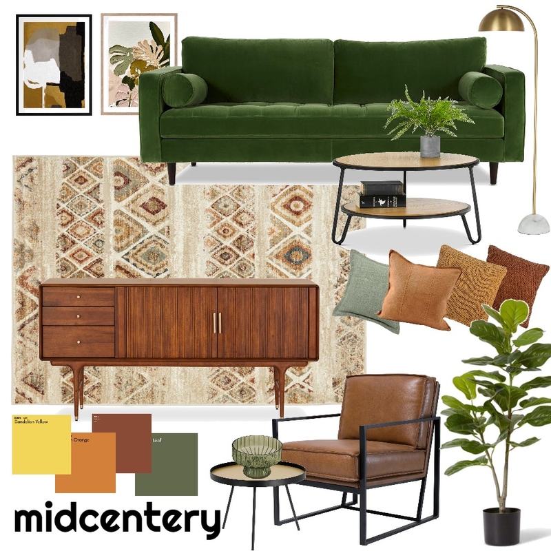 midcentery Mood Board by safoura on Style Sourcebook