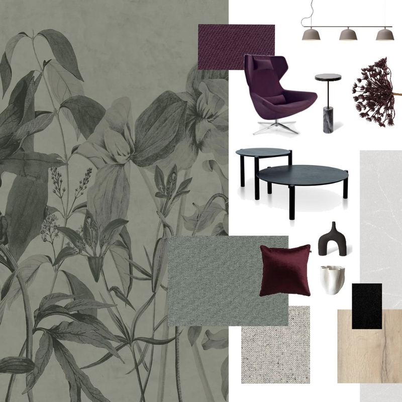 Janja in Igor_Zelena in sliva Mood Board by ana_glan on Style Sourcebook