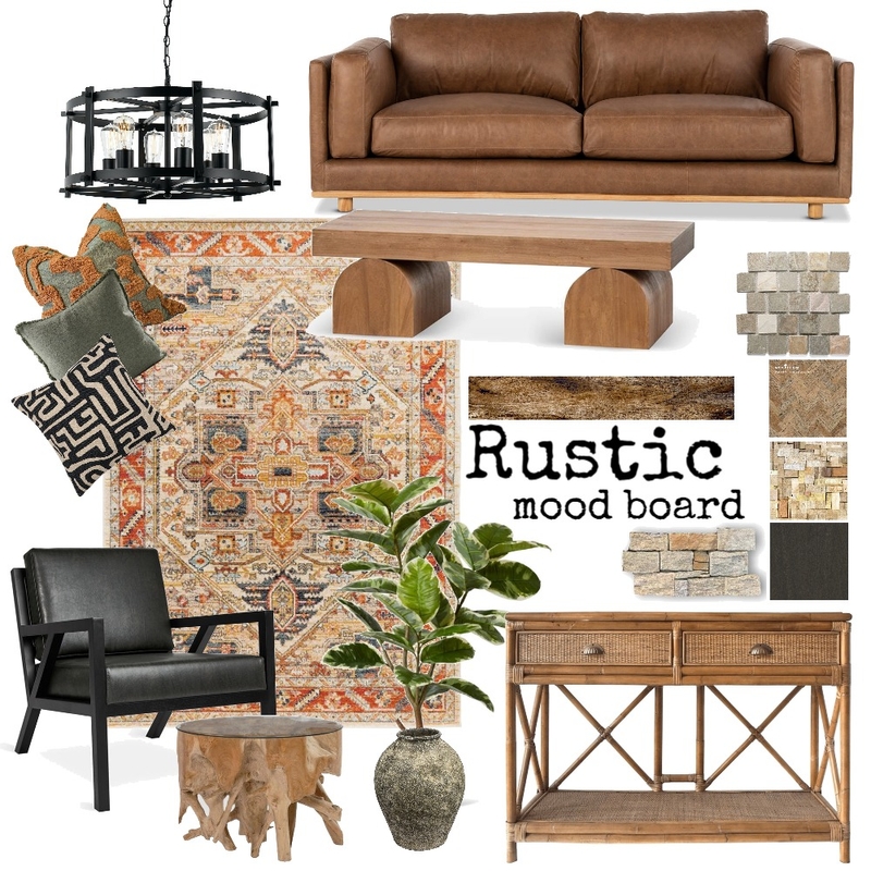 rustic Mood Board by safoura on Style Sourcebook