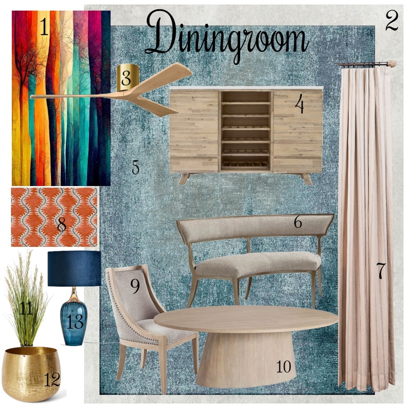 assingnment 9 diningroom Mood Board by helen.Camps01hc@gmail.com on Style Sourcebook