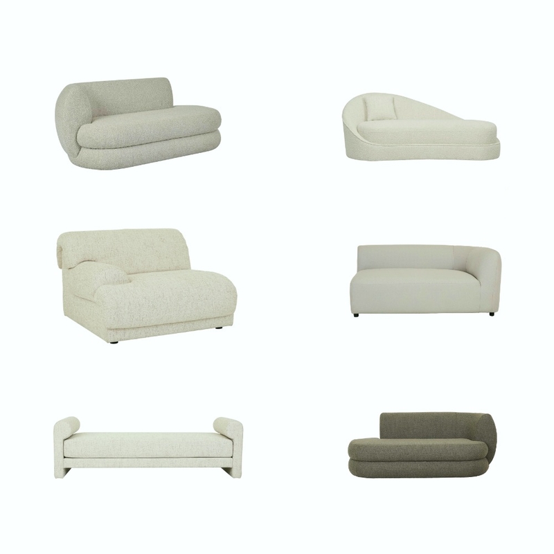 6 Chaise Lounges Mood Board by Ronja Bahtiyar Art on Style Sourcebook