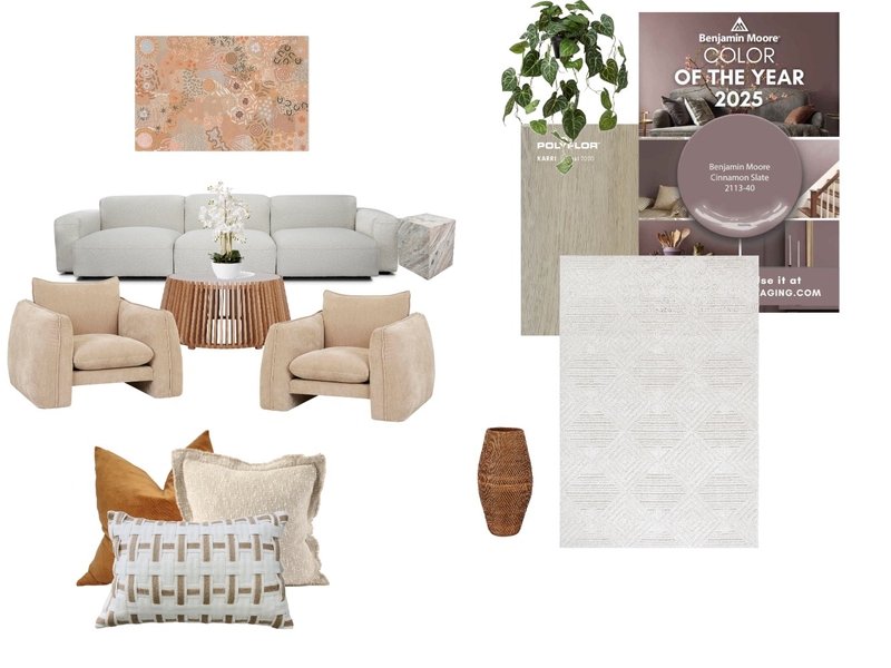 Living room Cinnamon Slate Mood Board by Soonix13 on Style Sourcebook
