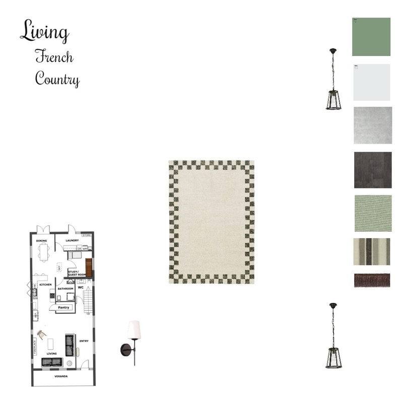 Living room, French Country Mood Board by Catharina Storer on Style Sourcebook