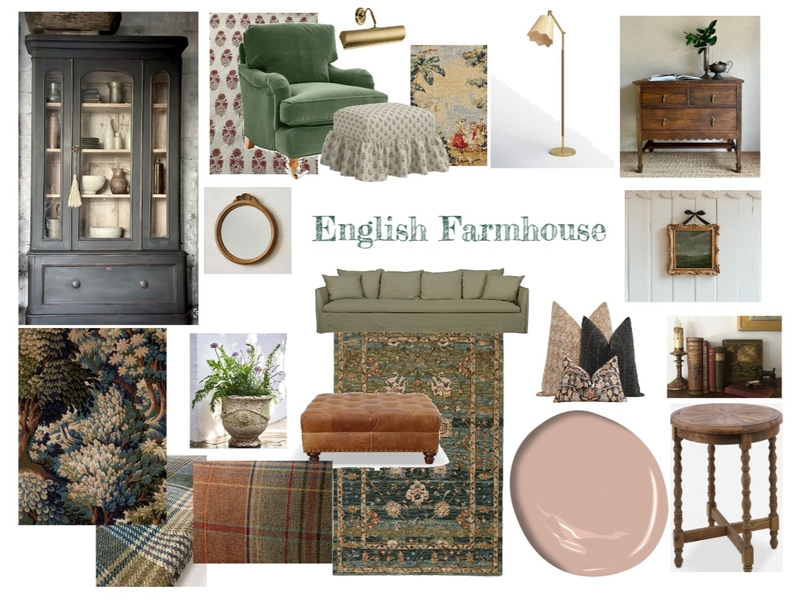 English Country Mood Board by Bonnie on Style Sourcebook