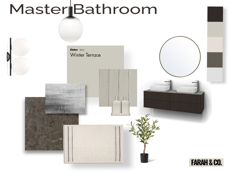 MASTER BATHROOM Mood Board by FarahSTUDENT on Style Sourcebook