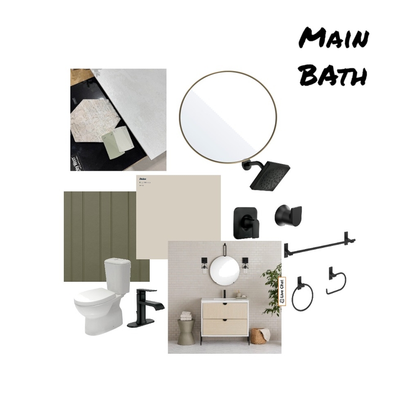 Main Bathroom Reno Mood Board by Nanny007 on Style Sourcebook