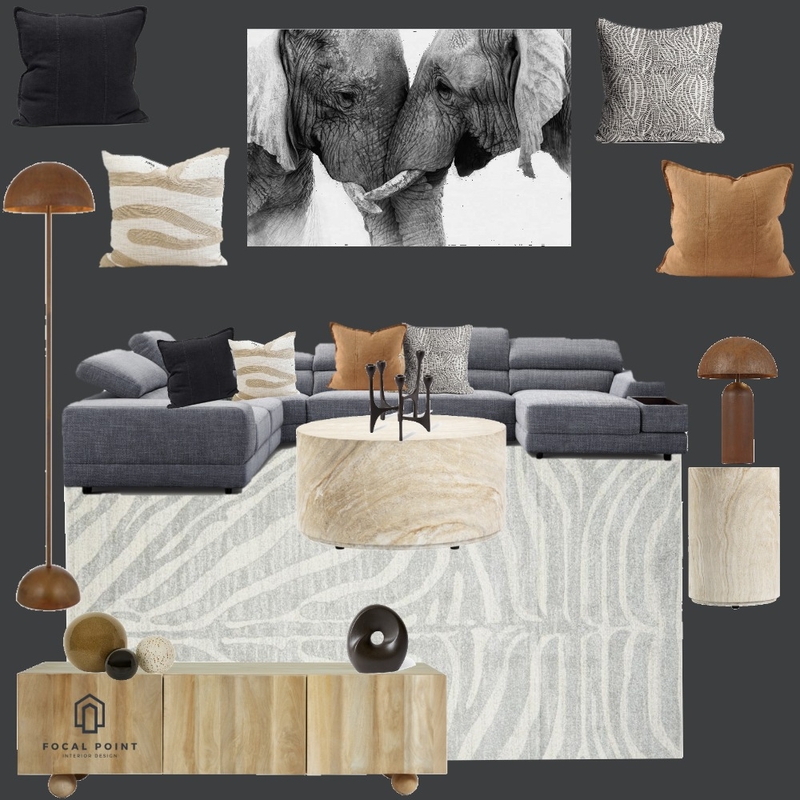 The Savannah Lounge (Den) Mood Board by Focal Point Interior on Style Sourcebook