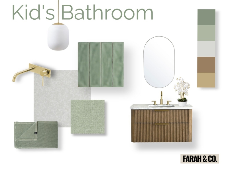 KIDS BATHROOM Mood Board by FarahSTUDENT on Style Sourcebook