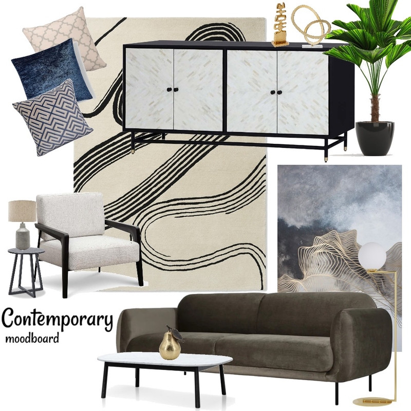 contemporary Mood Board by safoura on Style Sourcebook
