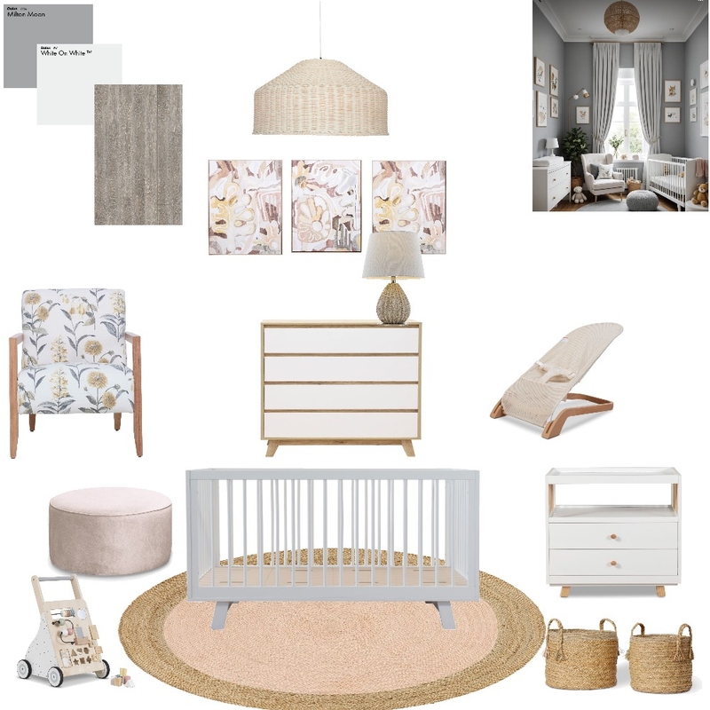 Contemporary Nursery room Mood Board by STUDIO M on Style Sourcebook